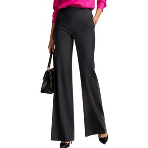 Express World Brand Black Bootcut Pants Womens S  High Rise Pull On‎ Stretch